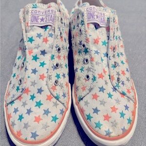 Converse Star-Patterned Slip-On Shoes - Multicolor